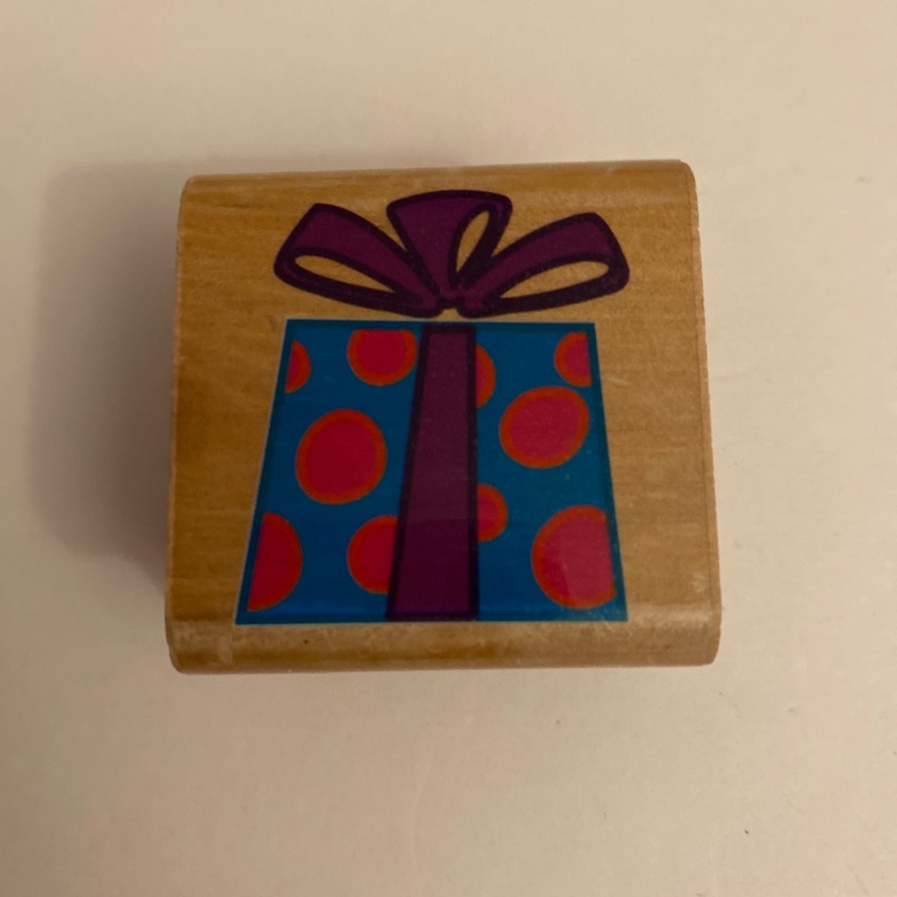 Stamp Craft 440D382B present gift rubber stamp New